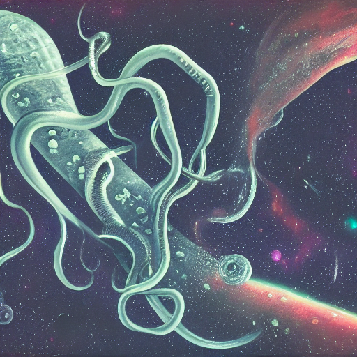 Teal space tentacles